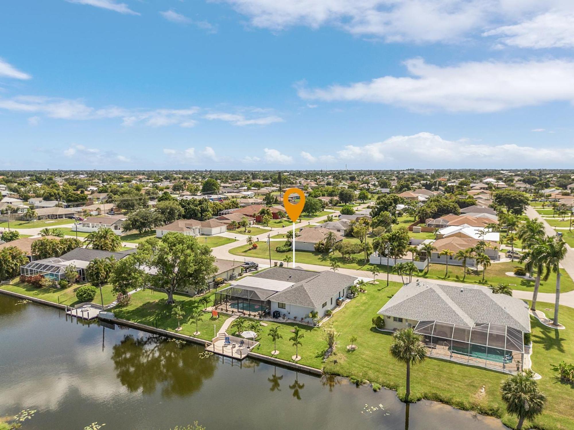 Cozy Retreat, Heated Pool, Water Canal, Bikes,3 Bedroom Cape Coral Exterior foto